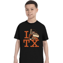 Load image into Gallery viewer, Secret_Shirts T-Shirts, Youth / XS / Black I Love TX