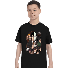 Load image into Gallery viewer, Shirts T-Shirts, Youth / XS / Black Potter Tiles