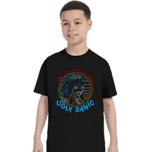 Load image into Gallery viewer, Daily_Deal_Shirts T-Shirts, Youth / XS / Black Ugly Sanic