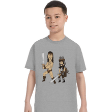 Load image into Gallery viewer, Shirts T-Shirts, Youth / XL / Sports Grey The Barbarian And The Thief
