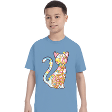 Load image into Gallery viewer, Shirts T-Shirts, Youth / XS / Powder Blue Magical Silhouettes - Artemis
