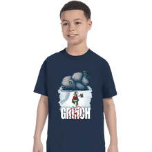 Load image into Gallery viewer, Daily_Deal_Shirts T-Shirts, Youth / XS / Navy Mean One