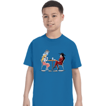 Load image into Gallery viewer, Shirts T-Shirts, Youth / XS / Sapphire Peach And Pauline