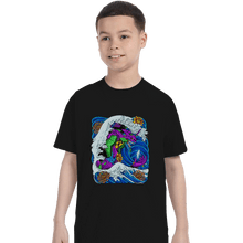 Load image into Gallery viewer, Shirts T-Shirts, Youth / XL / Black Eva-01 Wave