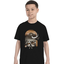 Load image into Gallery viewer, Shirts T-Shirts, Youth / XL / Black Black Ranger Ukiyoe