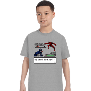 Shirts T-Shirts, Youth / XS / Sports Grey Carnage Fight