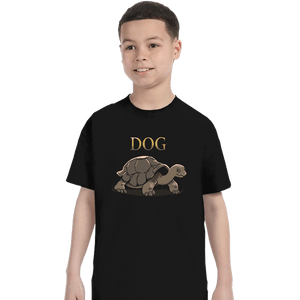 Daily_Deal_Shirts T-Shirts, Youth / XS / Black Dog Ahead