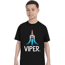 Load image into Gallery viewer, Secret_Shirts T-Shirts, Youth / XS / Black Viper