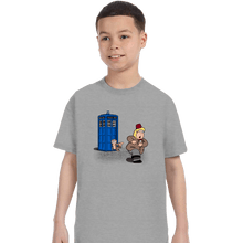 Load image into Gallery viewer, Shirts T-Shirts, Youth / XS / Sports Grey The Tardis Monkey