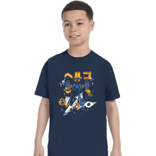 Load image into Gallery viewer, Secret_Shirts T-Shirts, Youth / XS / Navy Space Troubles