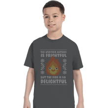 Load image into Gallery viewer, Shirts T-Shirts, Youth / XL / Charcoal Delightful Fire