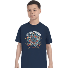 Load image into Gallery viewer, Daily_Deal_Shirts T-Shirts, Youth / XS / Navy Evil Team