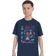 Load image into Gallery viewer, Shirts T-Shirts, Youth / XL / Navy Nekomancer