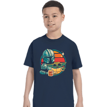 Load image into Gallery viewer, Daily_Deal_Shirts T-Shirts, Youth / XS / Navy Beskar Dad