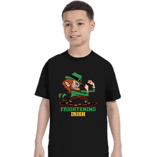 Load image into Gallery viewer, Daily_Deal_Shirts T-Shirts, Youth / XS / Black Frightening Irish