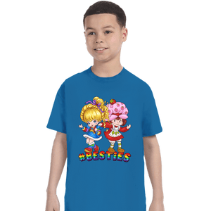 Shirts T-Shirts, Youth / XS / Sapphire Besties