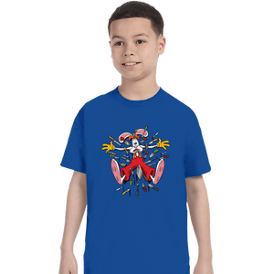 Daily_Deal_Shirts T-Shirts, Youth / XS / Royal Blue Knives Out Roger