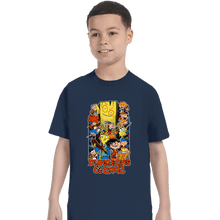 Load image into Gallery viewer, Secret_Shirts T-Shirts, Youth / XS / Navy Dungeons And Edds