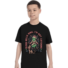 Load image into Gallery viewer, Daily_Deal_Shirts T-Shirts, Youth / XS / Black Sleigh Bells Ring