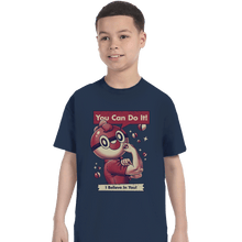 Load image into Gallery viewer, Shirts T-Shirts, Youth / XL / Navy I Believe In You