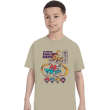Load image into Gallery viewer, Secret_Shirts T-Shirts, Youth / XS / Sand Pretty Sailor Meow