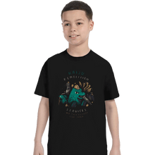 Load image into Gallery viewer, Shirts T-Shirts, Youth / XL / Black Kaiju Demolition Services