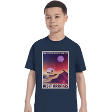 Load image into Gallery viewer, Shirts T-Shirts, Youth / XL / Navy Visit Arrakis