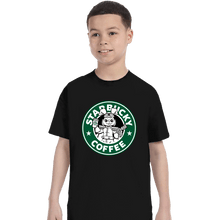 Load image into Gallery viewer, Shirts T-Shirts, Youth / XS / Black Starbucky Coffee