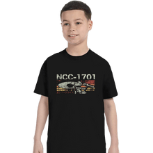 Load image into Gallery viewer, Shirts T-Shirts, Youth / XS / Black Retro NCC-1701