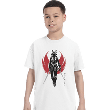 Load image into Gallery viewer, Shirts T-Shirts, Youth / XS / White Fulcrum Sumi-E