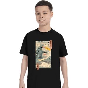 Secret_Shirts T-Shirts, Youth / XS / Black Mecha Kaiju