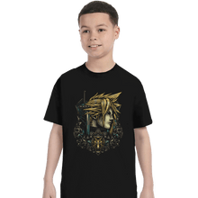 Load image into Gallery viewer, Shirts T-Shirts, Youth / XS / Black Emblem Of The Mercenary