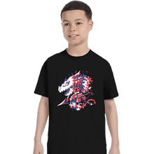 Load image into Gallery viewer, Daily_Deal_Shirts T-Shirts, Youth / XS / Black Dragon Knight