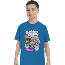 Load image into Gallery viewer, Shirts T-Shirts, Youth / XL / Sapphire Golden Grams