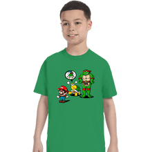 Load image into Gallery viewer, Secret_Shirts T-Shirts, Youth / XS / Irish Green Turtle Big Bro