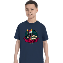 Load image into Gallery viewer, Daily_Deal_Shirts T-Shirts, Youth / XS / Navy Tis The Way