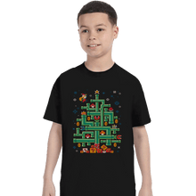Load image into Gallery viewer, Secret_Shirts T-Shirts, Youth / XS / Black It's A Tree, Mario!