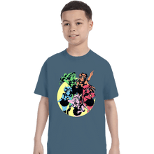 Load image into Gallery viewer, Last_Chance_Shirts T-Shirts, Youth / XS / Indigo Blue Sailor Colors