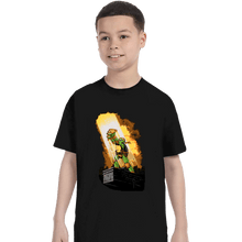 Load image into Gallery viewer, Secret_Shirts T-Shirts, Youth / XS / Black Last Slice Of Pizza