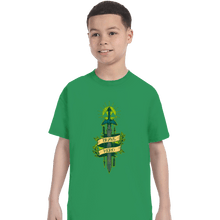 Load image into Gallery viewer, Shirts T-Shirts, Youth / XS / Irish Green Brave Hero