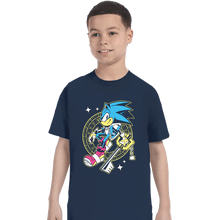Load image into Gallery viewer, Daily_Deal_Shirts T-Shirts, Youth / XS / Navy Sonic Kingdom Hearts

