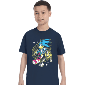 Daily_Deal_Shirts T-Shirts, Youth / XS / Navy Sonic Kingdom Hearts
