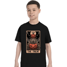 Load image into Gallery viewer, Daily_Deal_Shirts T-Shirts, Youth / XS / Black Halloween Tarot Treat