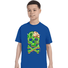 Load image into Gallery viewer, Secret_Shirts T-Shirts, Youth / XS / Royal Blue SNES Jolly Plumber