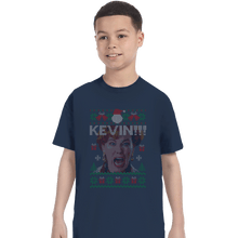 Load image into Gallery viewer, Shirts T-Shirts, Youth / XL / Navy Kevin Sweater