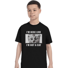 Load image into Gallery viewer, Shirts T-Shirts, Youth / XS / Black Zoom Cat