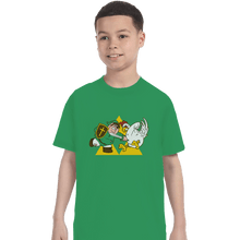 Load image into Gallery viewer, Shirts T-Shirts, Youth / XL / Irish Green Hylian Guy