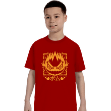Load image into Gallery viewer, Shirts T-Shirts, Youth / XS / Red Fireball Bomb