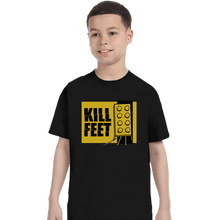 Load image into Gallery viewer, Shirts T-Shirts, Youth / XL / Black Kill Feet