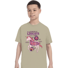 Load image into Gallery viewer, Shirts T-Shirts, Youth / XS / Sand Unicorn Anatomy